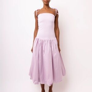 AMYLYNN Alexa Lilac Puffball Dress